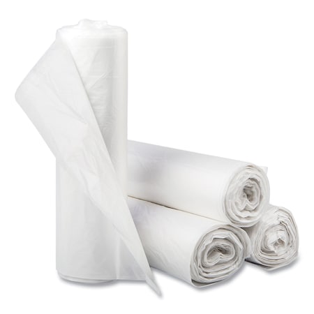 Integrated Bagging Systems 60 gal Trash Bags, 43 in x 48 in, 16 microns, Natural, 200 PK S434816N